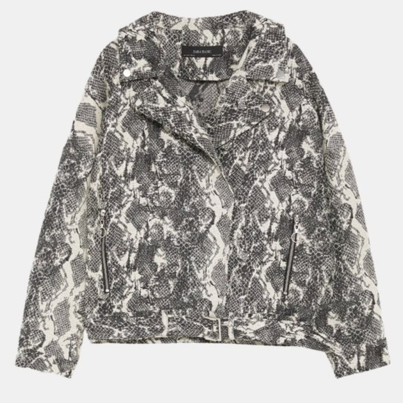 snake jacket zara